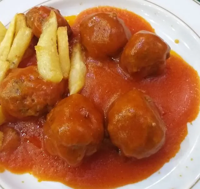 Restaurante La Carranzana albondigas